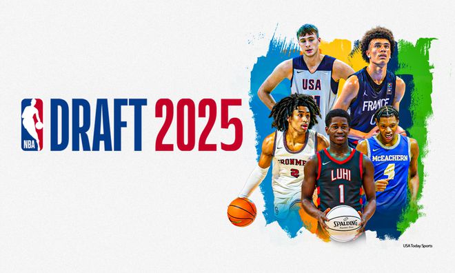 NBA2025选秀顺位揭晓：火箭3.8%概率争状元，湖人仅获55号签
