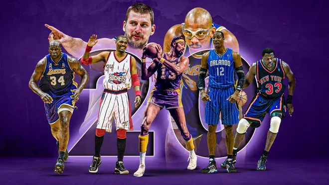 美媒评选NBA历史20大中锋：贾巴尔领跑